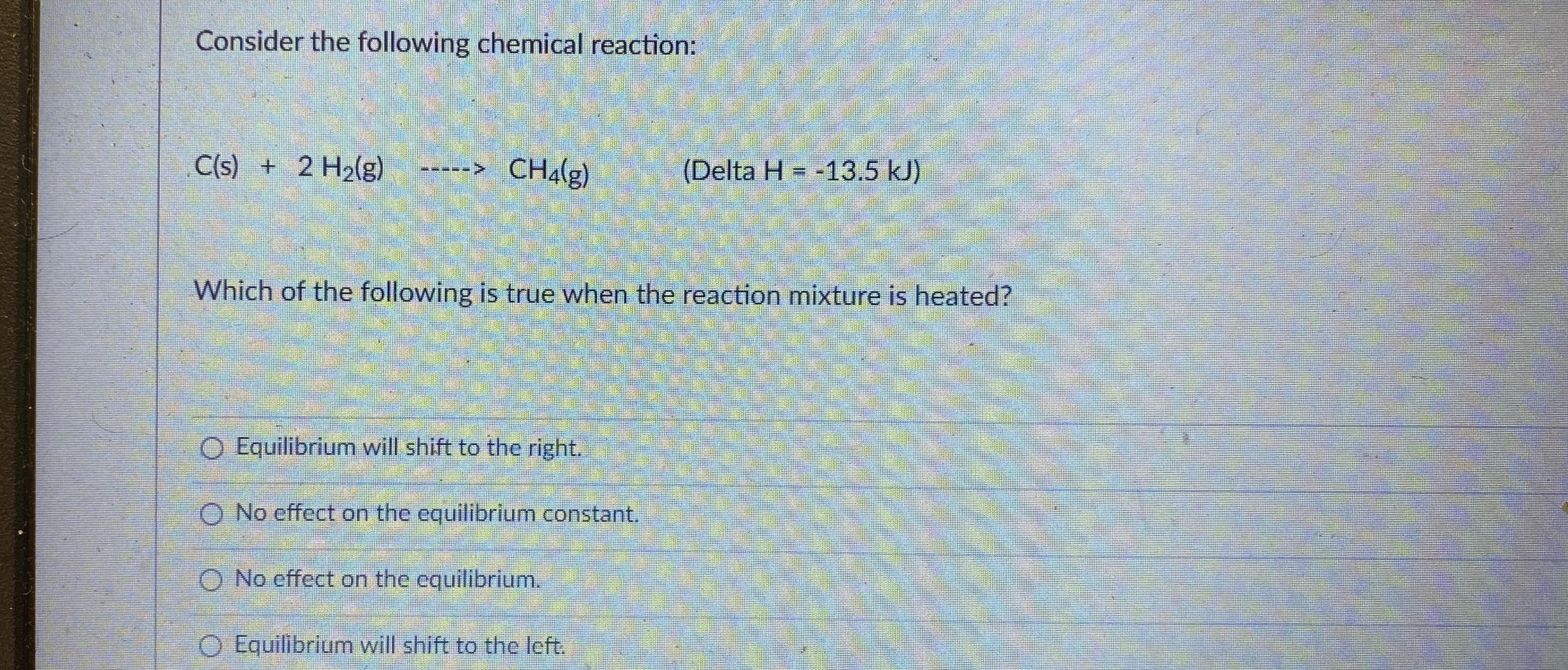 Solved Consider The Following Chemical | Chegg.com