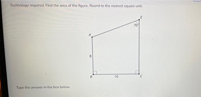 Solved Technology required. Find the area of the figure. | Chegg.com