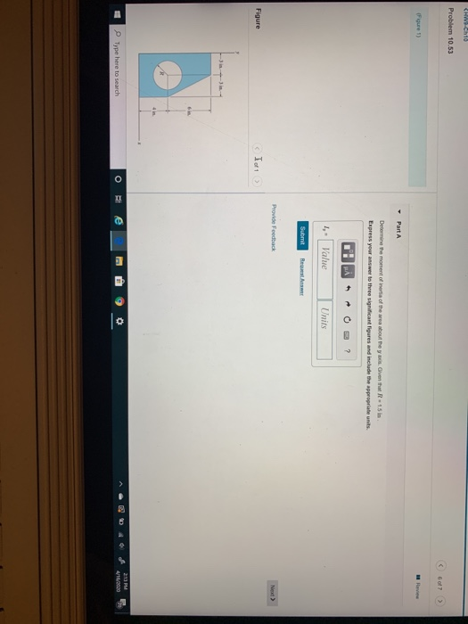 Solved Problem 10.53 6087 Figure 1) Part A Express you to | Chegg.com