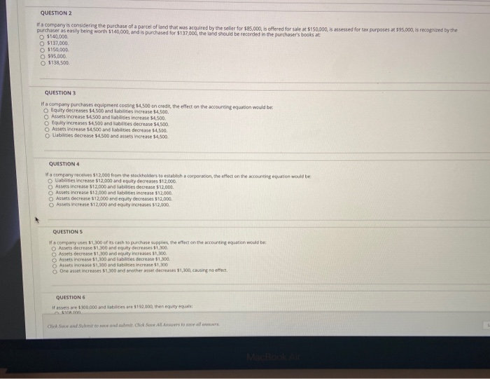 Solved QUESTION 2 if a company is considering the purchase | Chegg.com