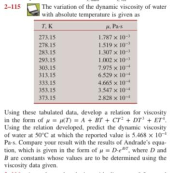 kinematic viscosity of water at 22c