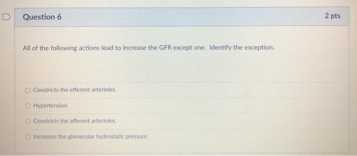 Solved Question 4 2 pts Given the following conditions, | Chegg.com
