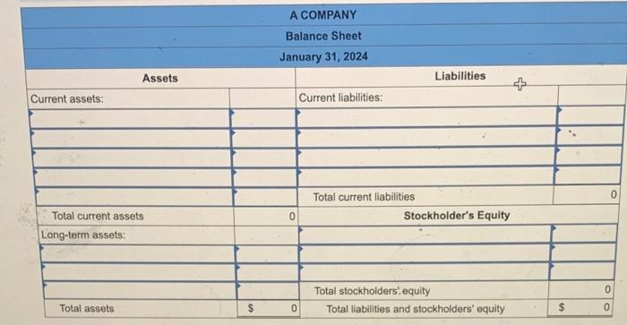 Solved On January 1 2024 The General Ledger Of A Company Chegg Com   Image