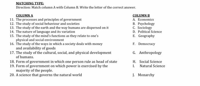 solved-matching-type-direction-match-column-a-with-column-chegg