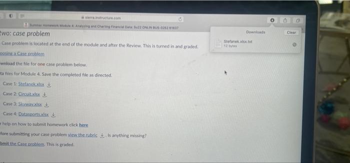 Solved when trying to download a excel workbook it keeps | Chegg.com