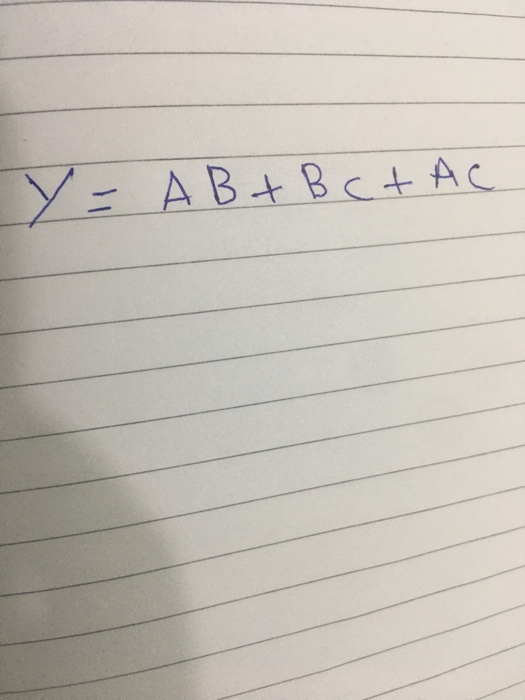 Solved Y = A B + B Ct AC | Chegg.com