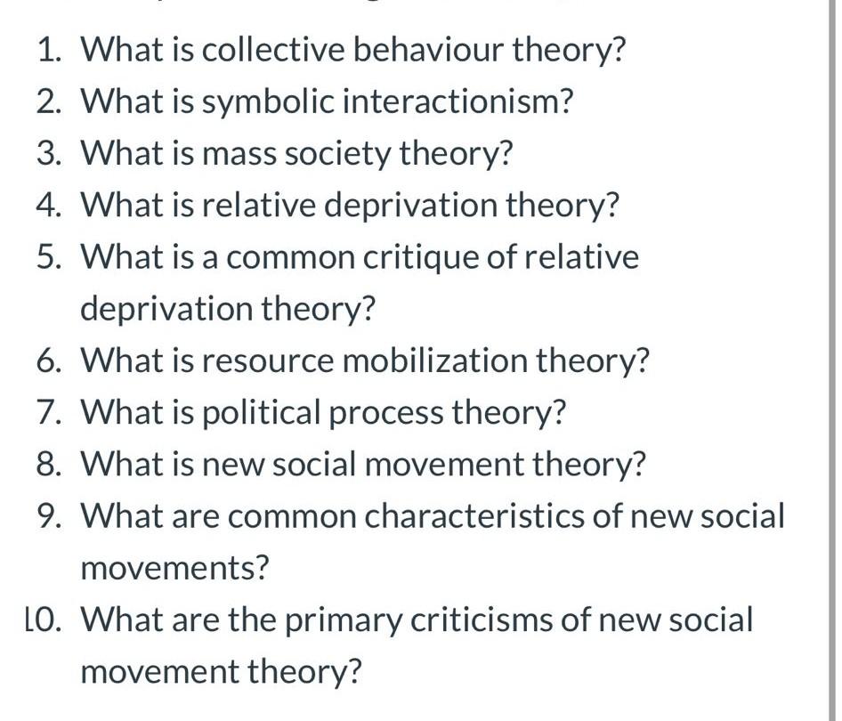 1-what-is-collective-behaviour-theory-2-what-is-chegg