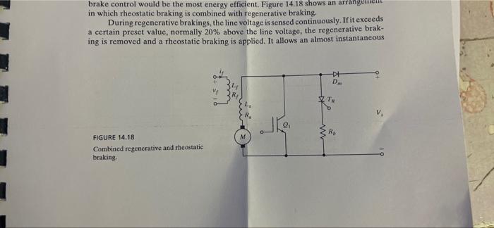 Solved brake control would be the most energy efficient. | Chegg.com