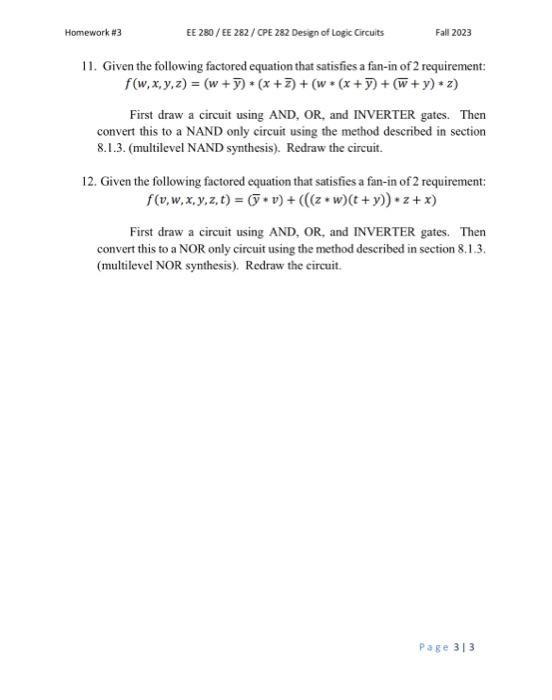 Solved Homework #3 1. Problem 2.31 x1 For the timing diagram | Chegg.com