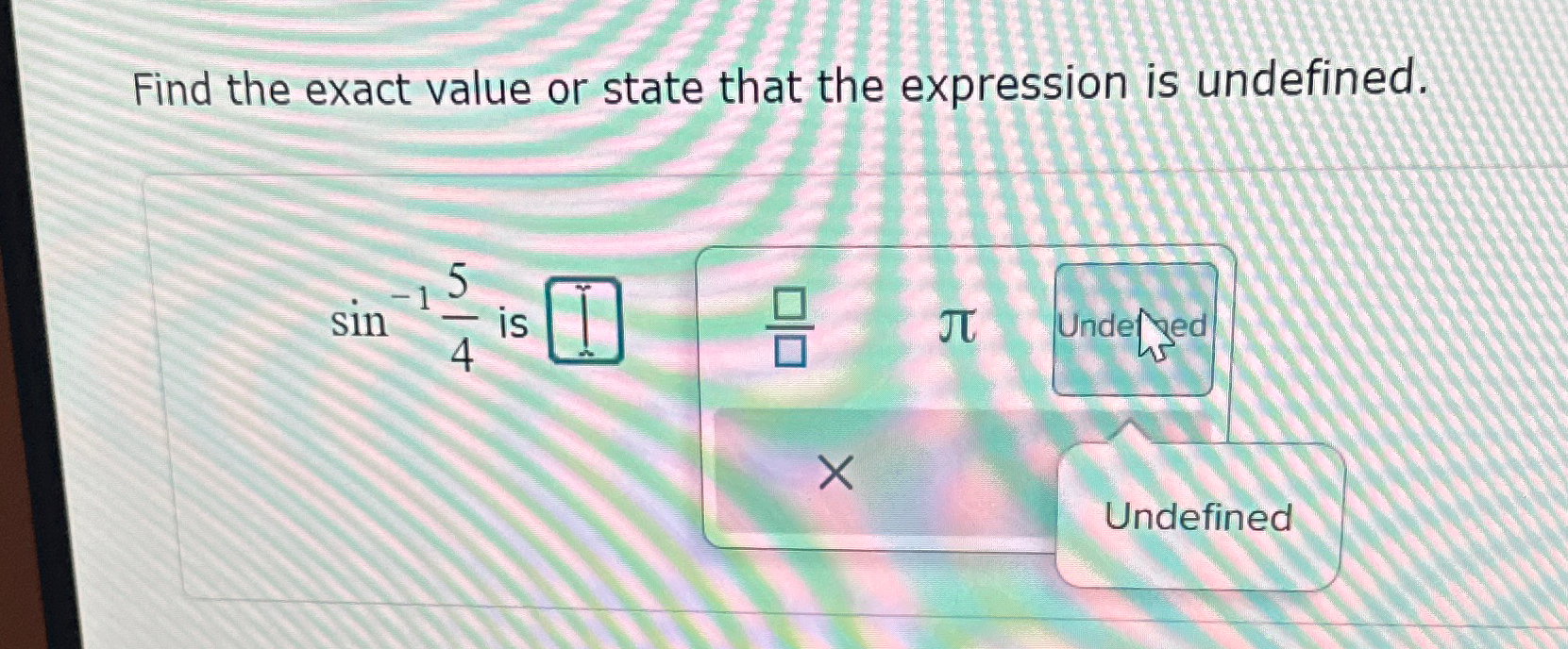 Solved Find the exact value or state that the expression is | Chegg.com