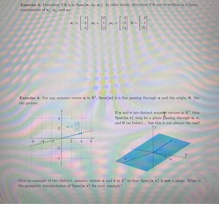 Solved advanced math. all four exercises please! with | Chegg.com