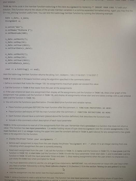Solved Programming Assignment Write a C++ program that reads | Chegg.com