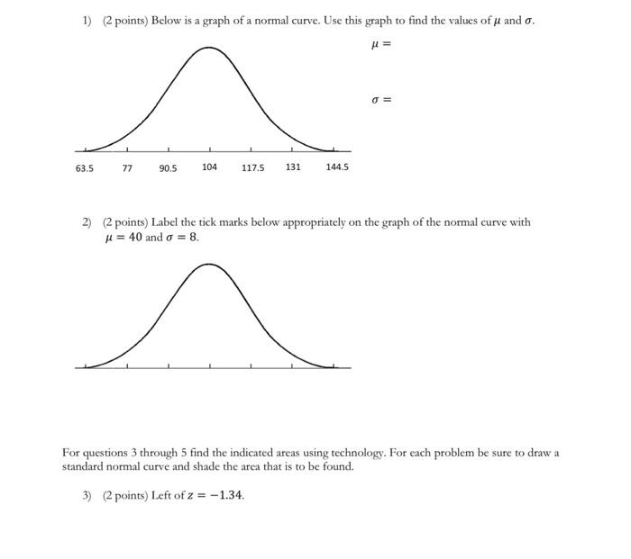 1-2-points-below-is-a-graph-of-a-normal-curve-use-chegg