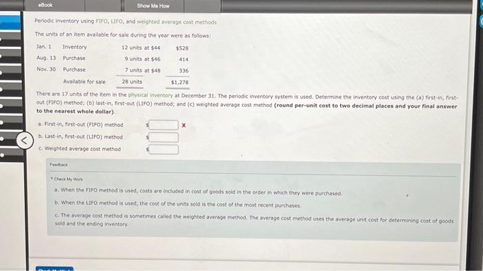 Solved There are 17 units of the item in the physical | Chegg.com