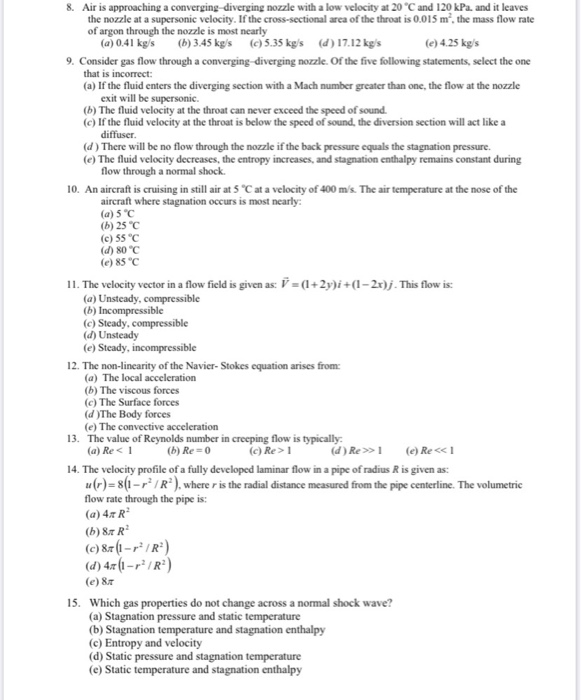 Solved Question 1 Encircle the correct answer for the | Chegg.com