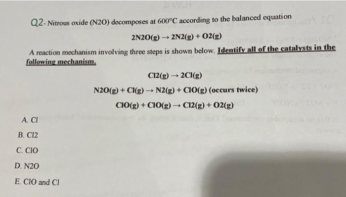 N2 + O2 = N2O - Balanced Chemical Equation