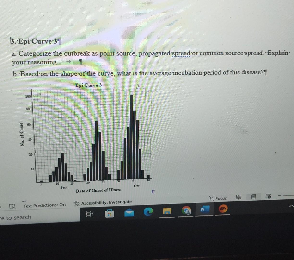 Solved a. Categorize the outbreak as point -source, | Chegg.com