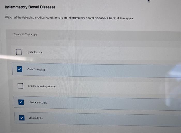 Solved Which of the following medical conditions is an | Chegg.com