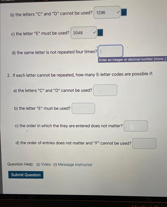 Solved A garage has a letterkeypad lock with the eight