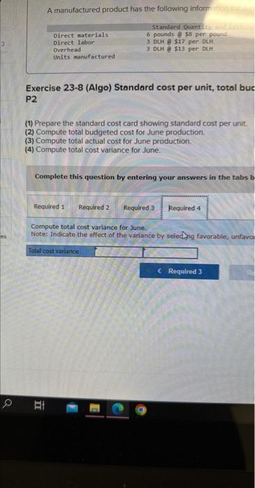 Solved Required information Use the following information | Chegg.com