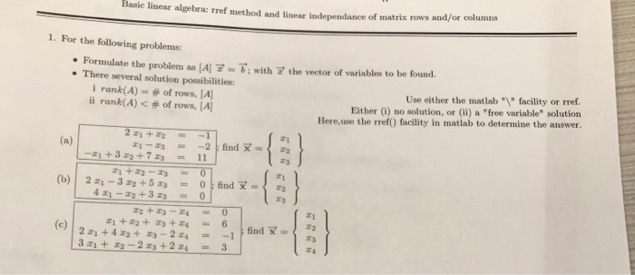 linear algebra for engineers