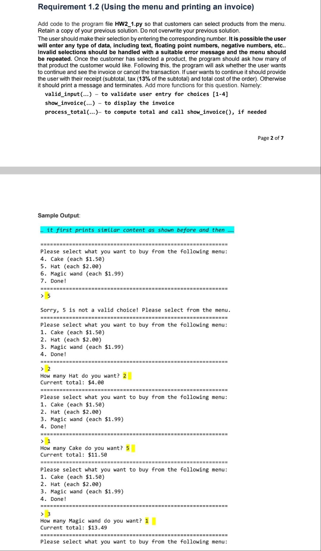 Solved Problem 1 For this assignment you will develop an | Chegg.com