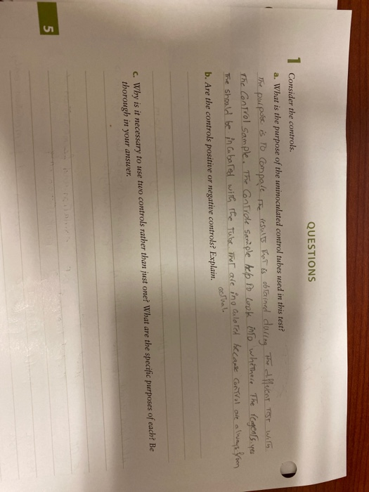 Solved QUESTIONS 1 Consider the controls. a. What is the