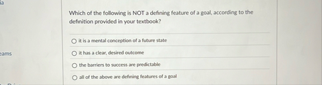Solved 13Which of the following is NOT a defining feature of | Chegg.com