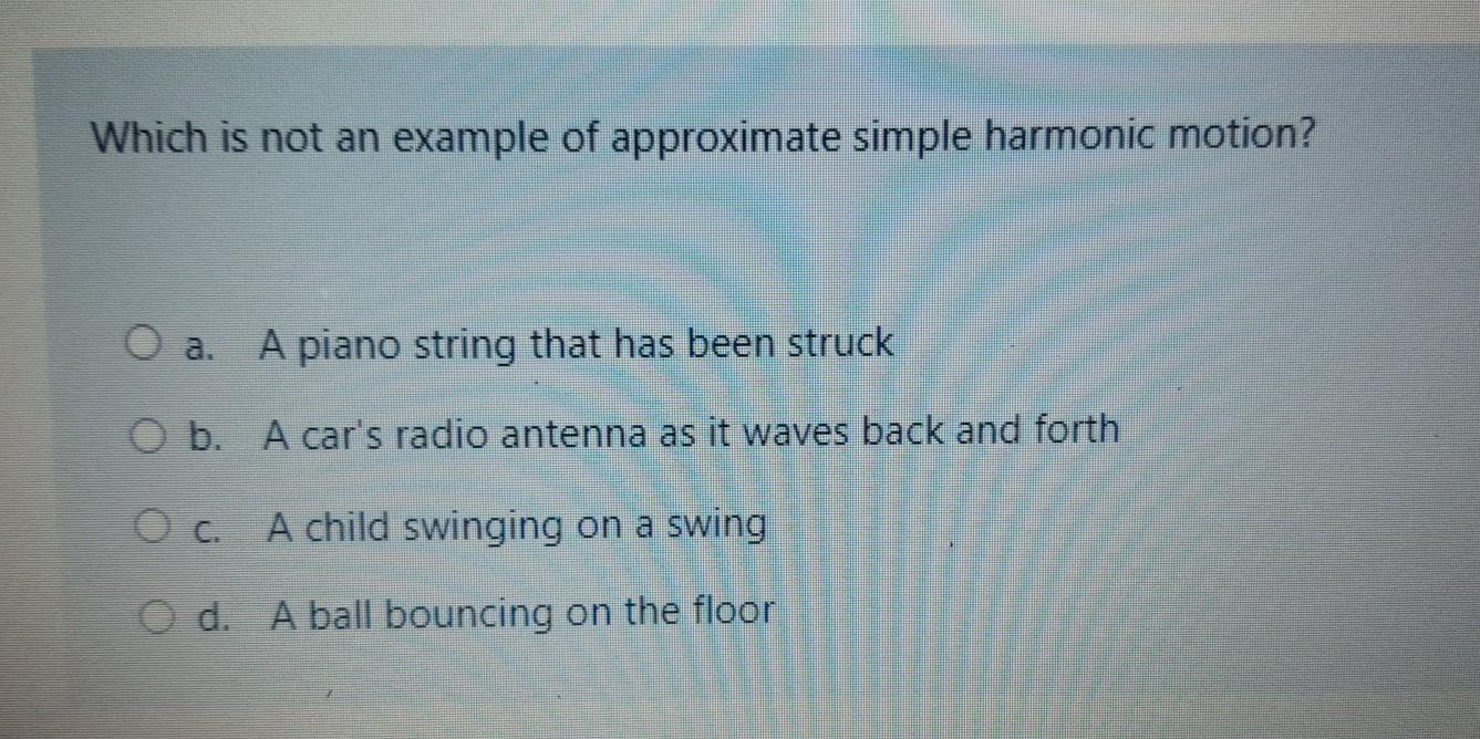 Solved Which is not an example of approximate simple | Chegg.com