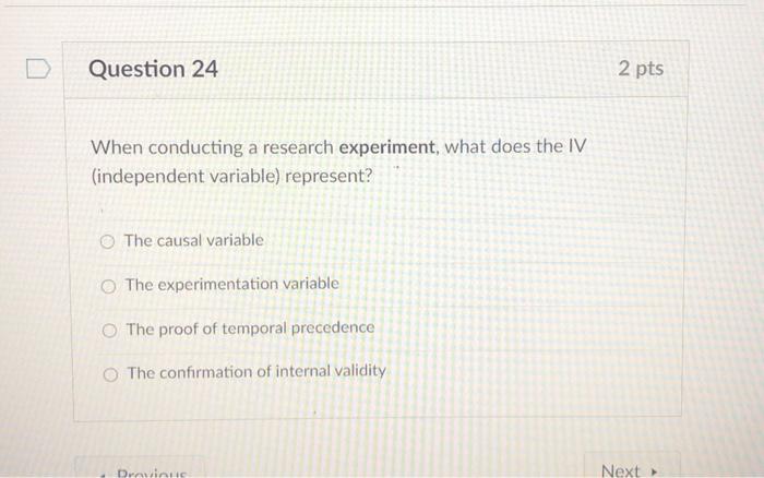 a true experiment involves the of the independent variable