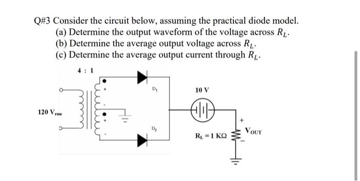 Solved Q\#3 Consider the circuit below, assuming the | Chegg.com