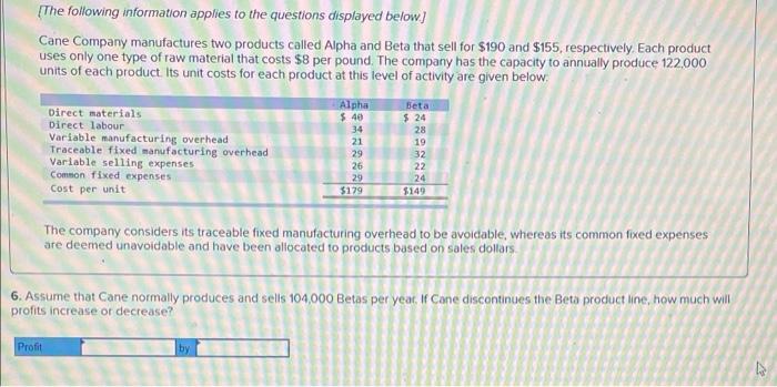 Solved {The following information applies to the questions | Chegg.com