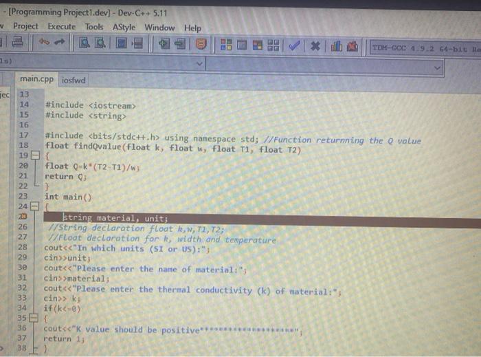 Programming Project1 Dev Dev C 5 11 Project Chegg Com