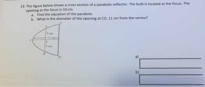 Solved 13. The figure below shows a cross section of a | Chegg.com