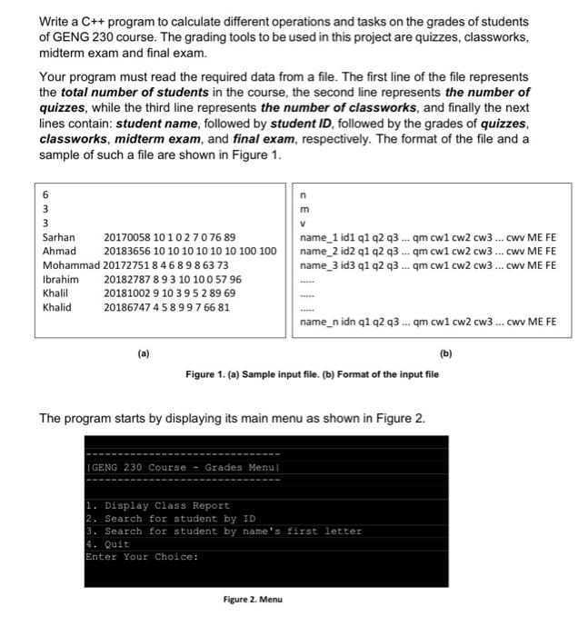 Solved Write a C++ program to calculate different operations | Chegg.com