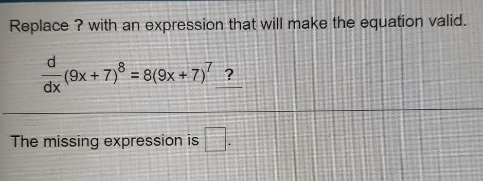 Solved Replace ? with an expression that will make the | Chegg.com