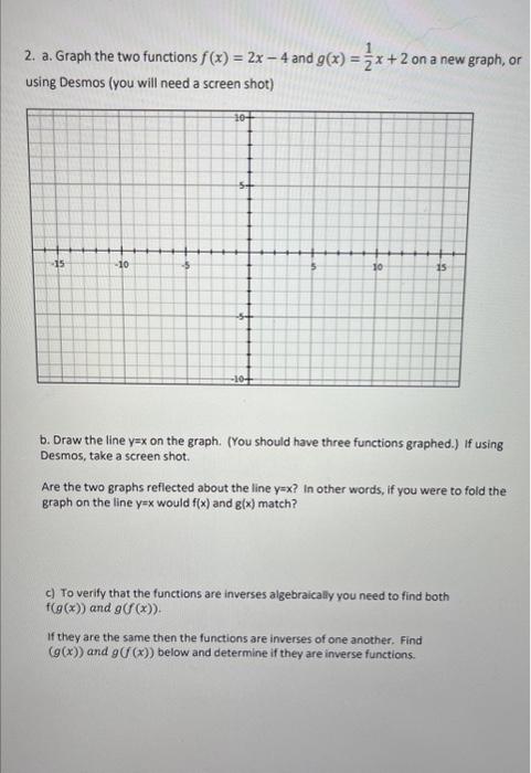 Solved 1a. On a piece of graph paper, or the graph below, | Chegg.com