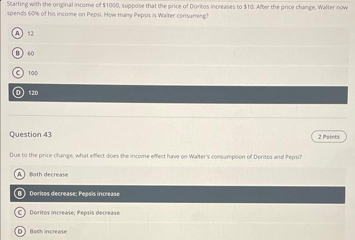 Solved Answer Questions 39-44 Using The Following | Chegg.com