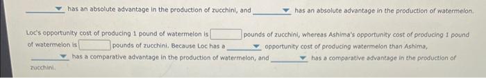 Solved 2. Comparative and absolute advantage Loc and Ashima | Chegg.com