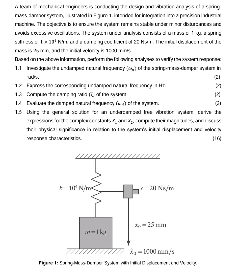 Solved A team of mechanical engineers is conducting the | Chegg.com
