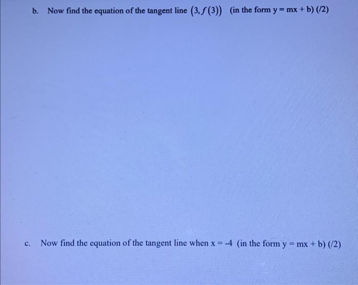 Solved 7 Using The Graph Of Hx Below Determine The