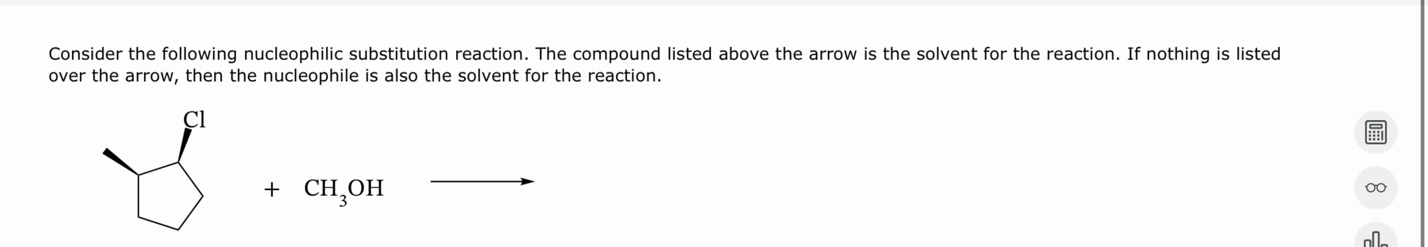 Solved Consider the following nucleophilic substitution | Chegg.com