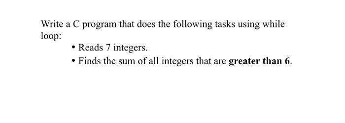 Solved Write a C program that does the following tasks using | Chegg.com