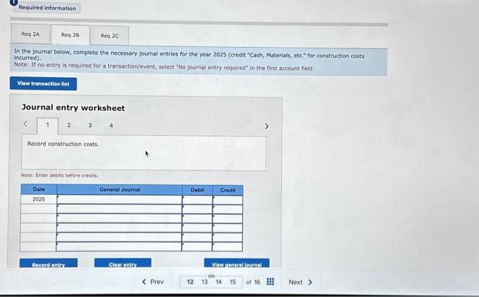 Solved In the journal below, complete the necessary journal | Chegg.com