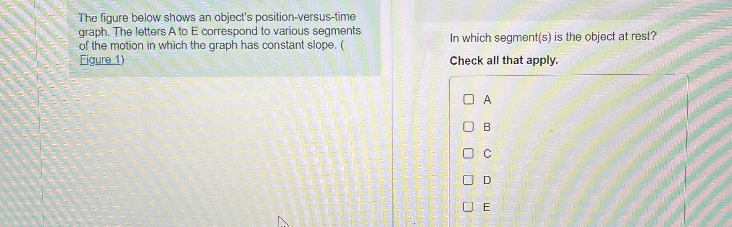 Solved The figure below shows an object's | Chegg.com