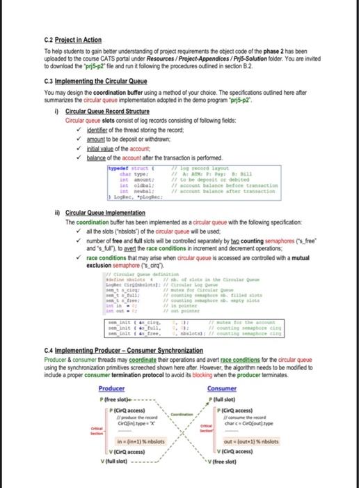 Solved A.1 Problem StatementThe project aims at implementing | Chegg.com