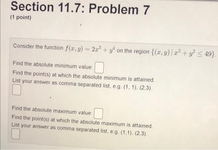 Solved Section 117 Problem 6 1 Point Consider The 2374