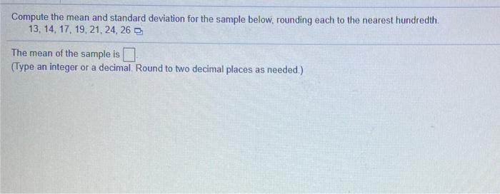Solved Find (a) the range and (b) the standard deviation for | Chegg.com