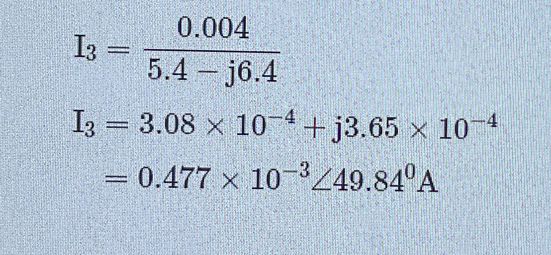 Solved Show all the steps to get the final value of i3 ﻿from | Chegg.com