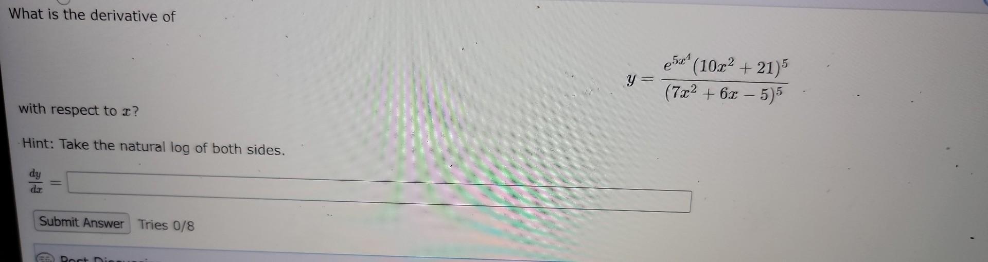 solved-what-is-the-derivative-of-y-7x2-6x-5-5e5x4-10x2-21-5-chegg